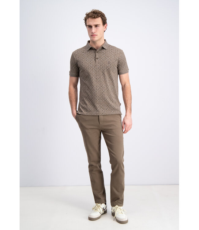 Gabbiano 2365205 Tylor Polo shortsleeve pique all over print geometric