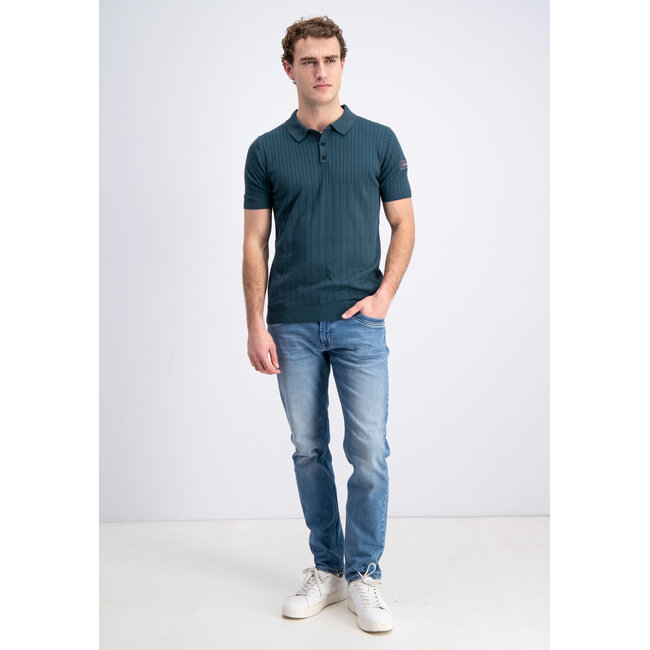 Gabbiano 2365202 Mavon Polo shortsleeve knitted dropneedle