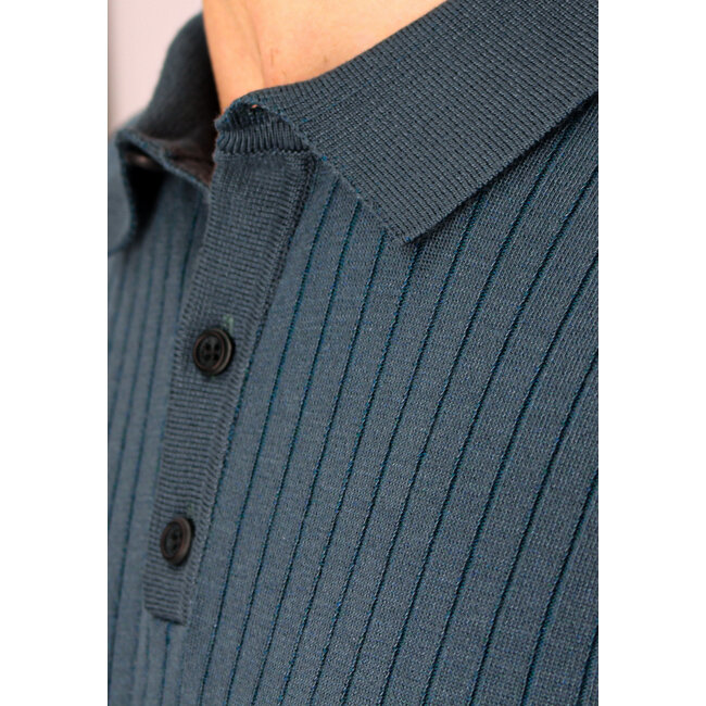 Gabbiano 2365202 Mavon Polo shortsleeve knitted dropneedle