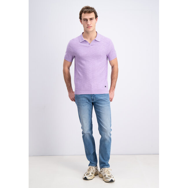 Gabbiano 2365201 Eldo Polo shortsleeve linnen diagonal