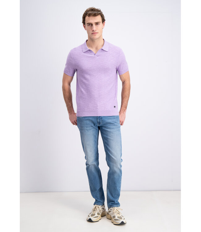 Gabbiano 2365201 Eldo Polo shortsleeve linnen diagonal