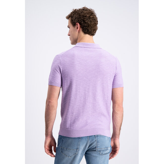 Gabbiano 2365201 Eldo Polo shortsleeve linnen diagonal