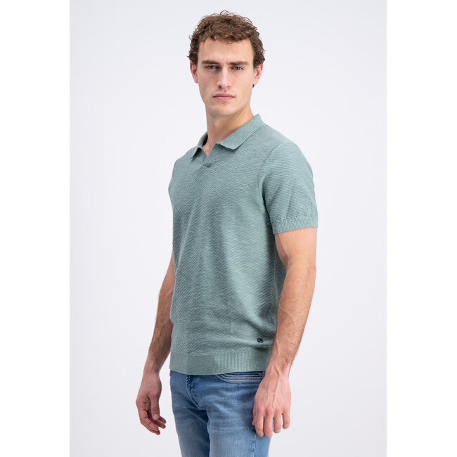 Gabbiano 2365201 Eldo Polo shortsleeve linnen diagonal