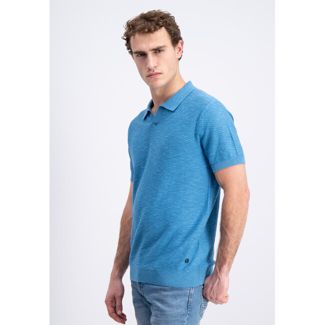 Gabbiano 2365201 Eldo Polo shortsleeve linnen diagonal