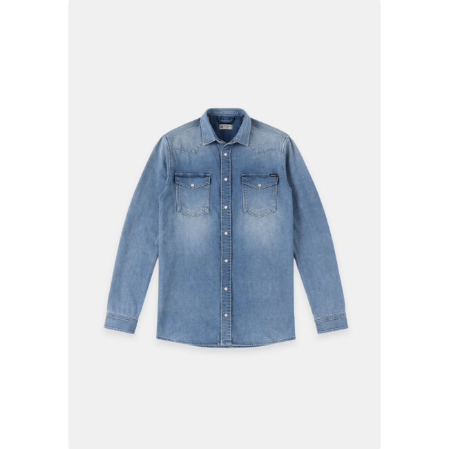 Gabbiano 3365312 Alvon Shirt Longsleeve jogg denim