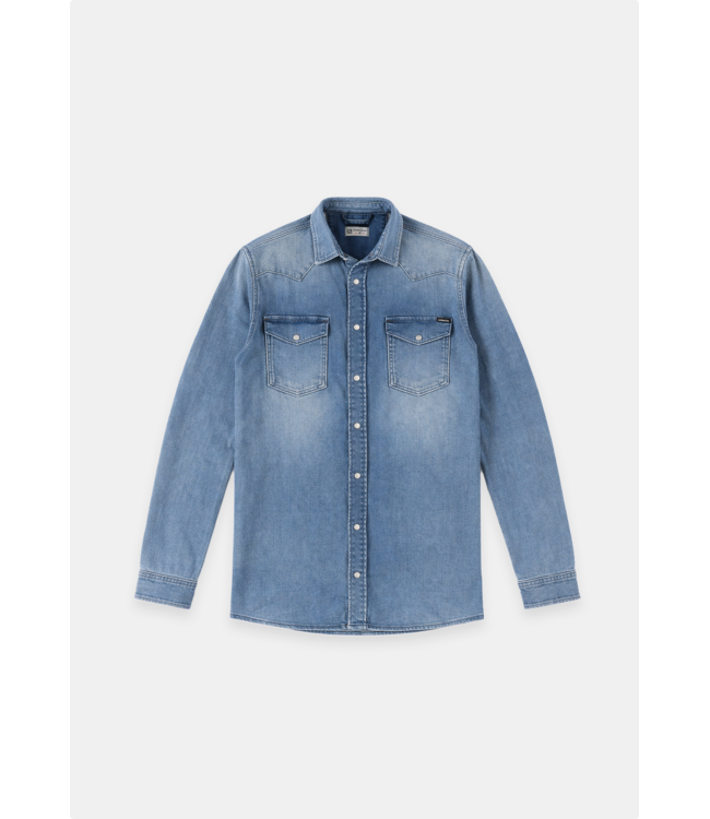 Gabbiano 3365312 Alvon Shirt Longsleeve jogg denim
