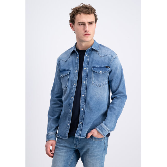 Gabbiano 3365312 Alvon Shirt Longsleeve jogg denim