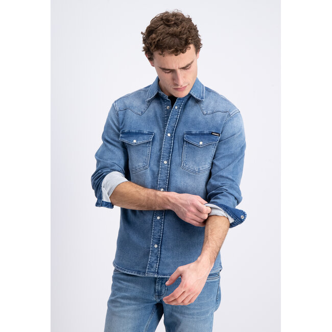 Gabbiano 3365312 Alvon Shirt Longsleeve jogg denim