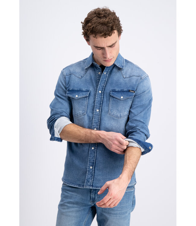 Gabbiano 3365312 Alvon Shirt Longsleeve jogg denim