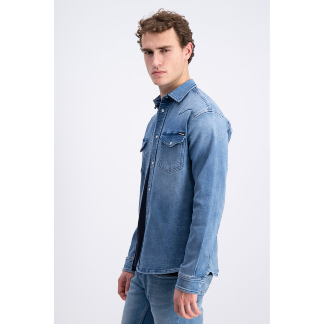 Gabbiano 3365312 Alvon Shirt Longsleeve jogg denim