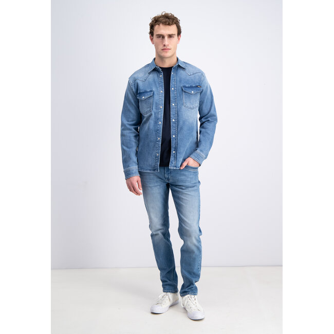 Gabbiano 3365312 Alvon Shirt Longsleeve jogg denim