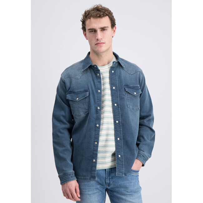 Gabbiano 3365312 Alvon Shirt Longsleeve jogg denim