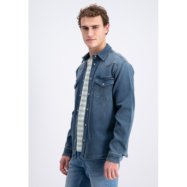 Gabbiano 3365312 Alvon Shirt Longsleeve jogg denim