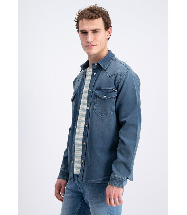 Gabbiano 3365312 Alvon Shirt Longsleeve jogg denim