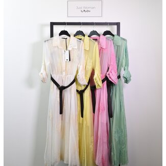 Just Woman Arme A614 Jurk White One Size