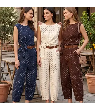 Just Woman Dania B606 Broek Off-White TU