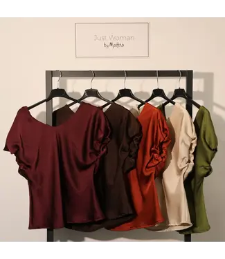 Just Woman Debora B601 Blous Bordeaux size: TU
