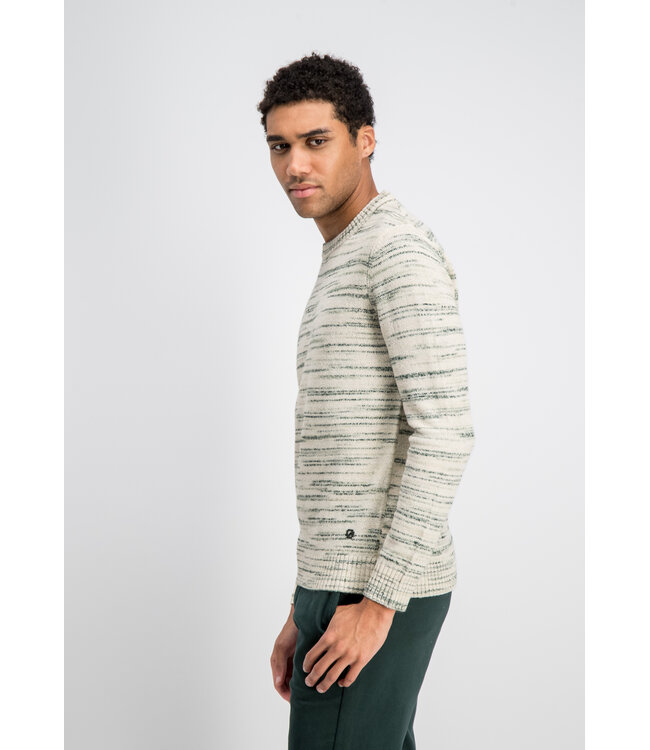Gabbiano 6167270 NIKO Melange Stripe Crewneck Knit