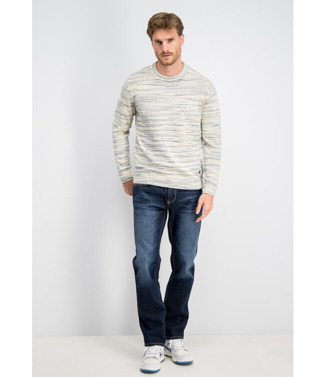 Gabbiano 6167270 NIKO Melange Stripe Crewneck Knit