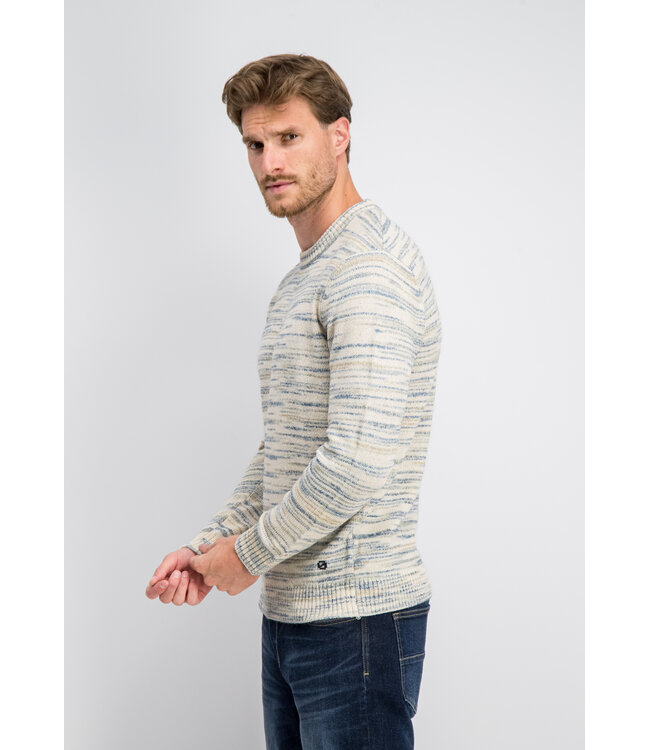 Gabbiano 6167270 NIKO Melange Stripe Crewneck Knit