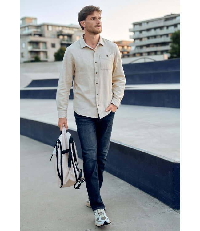 Gabbiano 3367345 TARAN Slub Garment Dye Shirt