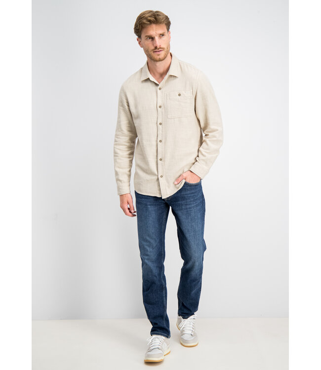 Gabbiano 3367345 TARAN Slub Garment Dye Shirt