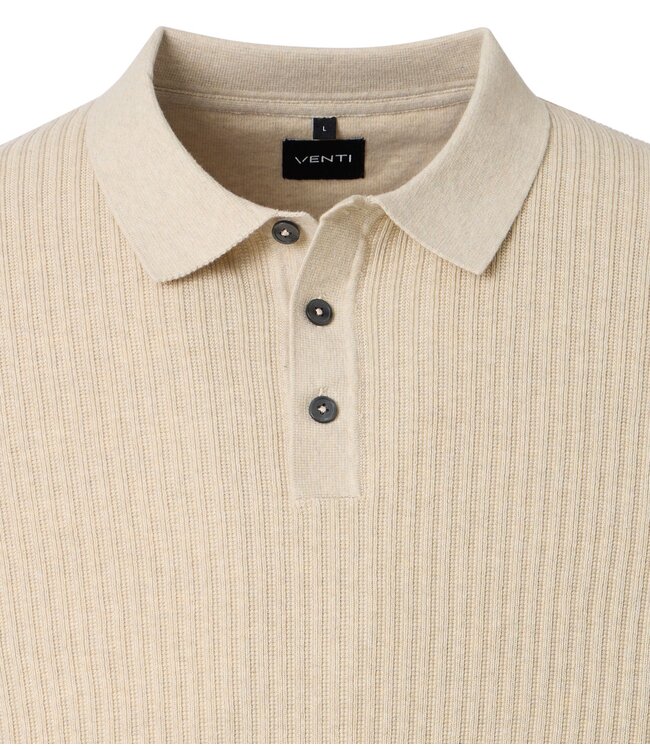 Venti 0000 Polo Gestrickt