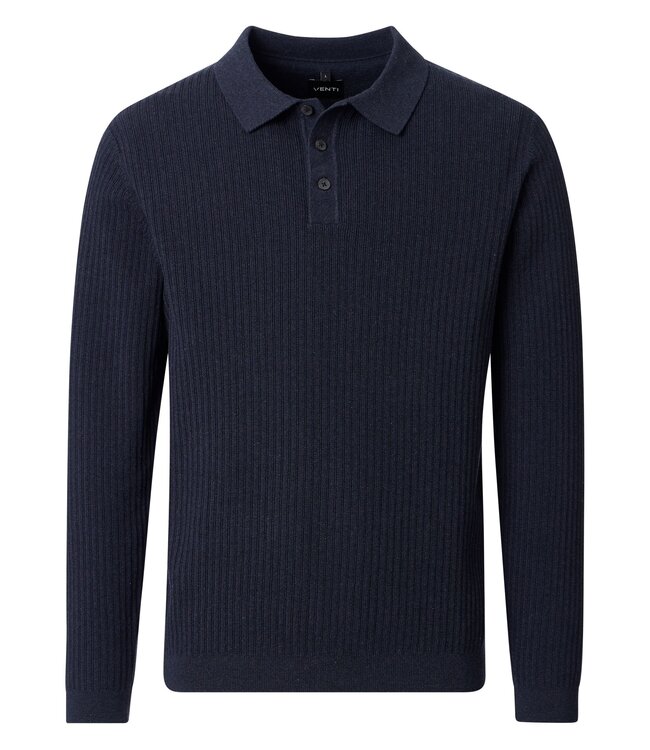 Venti 0000 Polo Gestrickt