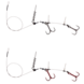 Savage Gear Line-thru Corkscrew rig | 2 stuks | 4 opties Savage Gear Line-thru Corkscrew rig | 2 stuks | 4 opties