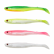Savage Gear Slender Scoop Shad | Dark Water Mix | 4 stuks Savage Gear Slender Scoop Shad | Dark Water Mix | 4 stuks
