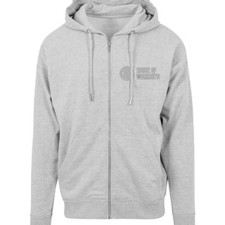 HOW Hoodie met rits Grijs Unisex