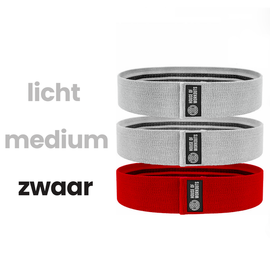 House of Workouts Booty Band Rood L Zwaar | 1 stuk
