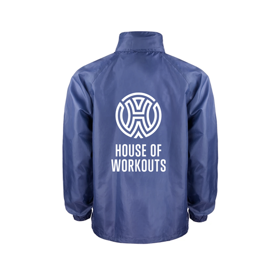 House of Workouts HOW Hooded Jacket Royal Blue (unisex)
