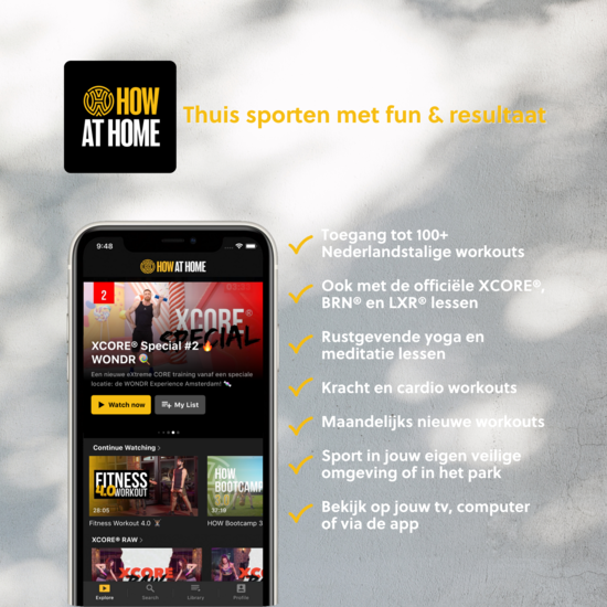 House of Workouts 3 maanden abonnement | HOWatHome