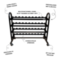 House of Workouts Multifunctioneel Opbergrek voor XCO®-trainers & BRN®-sets