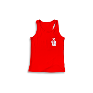 XCORE® Tanktop Red (heren) - Opdruk rug