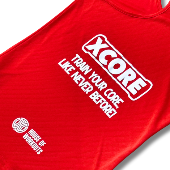 XCORE® XCORE® Tanktop Red (heren) - Opdruk rug