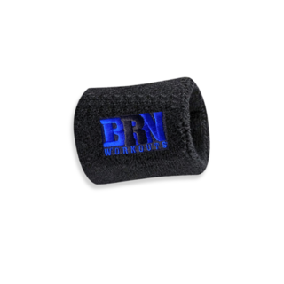 BRN® Sweat Wristband Black