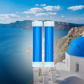 BRN® BRN/Sclpt®-set - Santorini Blue / White Lid