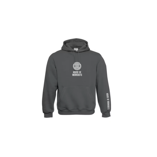 House of Workouts HOW Hoodie Grey (unisex)