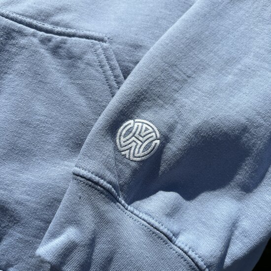 House of Workouts HOW Full-Zip Hoodie | Blue (Unisex)