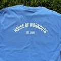 House of Workouts HOW oversized t-shirt Blue (Unisex)