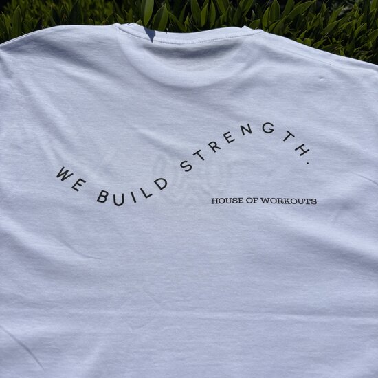 House of Workouts HOW oversized t-shirt White (Unisex)