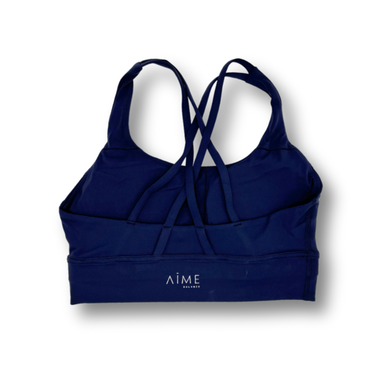 House of Workouts HOW x AIME | June bra Navy Blue