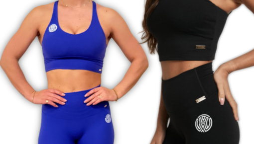 De HOW x Aime Balance merchandise is stylish, stretchy en buttery-soft. Perfect voor elke workout, van low tot high intensity.