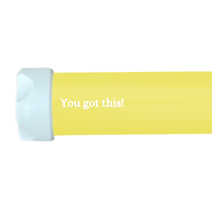 You got this! - XCO®-Trainer Large - Amalfi Yellow / White Lid