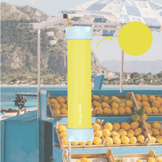 XCORE® You got this! - XCO®-Trainer Large - Amalfi Yellow / White Lid