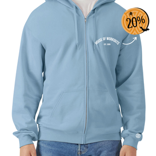 HOW Full-Zip Hoodie | Blue (Unisex)