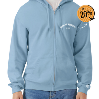 HOW Full-Zip Hoodie | Blue (Unisex)