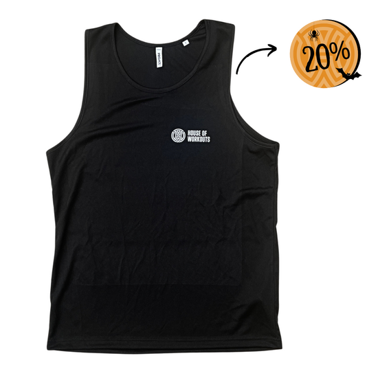 House of Workouts HOW Tanktop Black (heren)